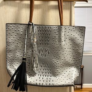 Large Sachet Bag Gray & Black